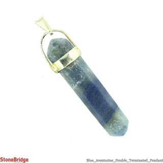 Blue Aventurine Double Terminated Pendant    from The Rock Space