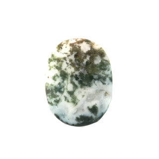 Green Moss Agate Worry Stone    from The Rock Space