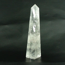 Clear Quartz Crystal Obelisk #4 - 4 1/2" to 5 1/2"    from The Rock Space