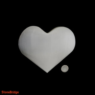 Selenite Heart #12 from The Rock Space