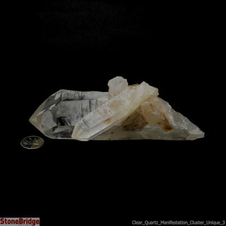 Clear Quartz Manifestation Cluster U#3 - 5 1/2"    from The Rock Space