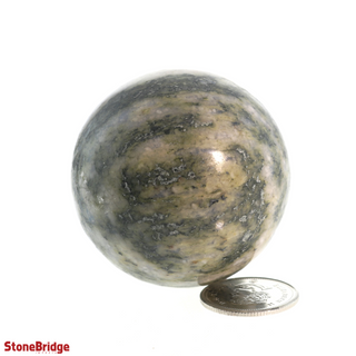 Watermelon Jasper Sphere - Extra Small #2 - 1 3/4"    from The Rock Space