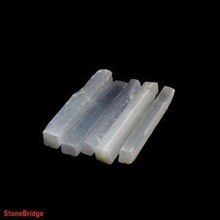 Selenite Sticks - 5 Pack 4 1/2'' to 5'' from The Rock Space