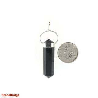 Black Tourmaline Double Terminated Pendant from The Rock Space