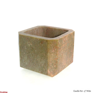 Candle Pot - 3" Wide    from The Rock Space