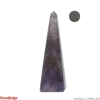 Amethyst Obelisk A #5 E Tall 4 1/2" to 7"    from The Rock Space