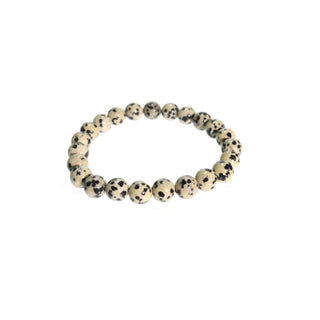 Dalmatian Jasper Round Bracelet - 8mm    from The Rock Space