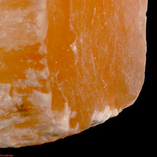 Selenite Orange Lamp - 8" from The Rock Space