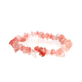 Cherry Quartz Bead Bracelet