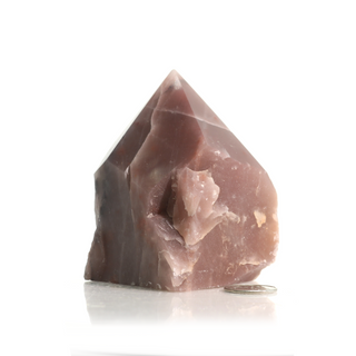 Guava Quartz Cut Base, Polished Point Tower #3    from The Rock Space