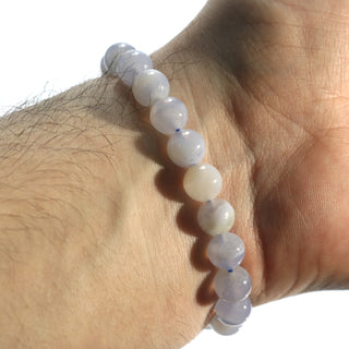 Agate Blue Lace Bracelet from The Rock Space