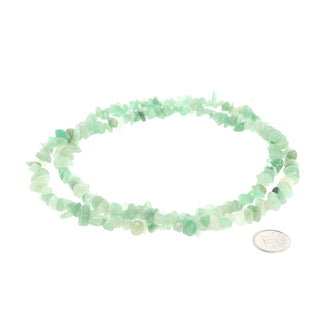 Green Aventurine Chip Strands - 5mm to 8mm