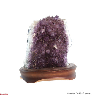 Amethyst On Wood Base #4    from The Rock Space