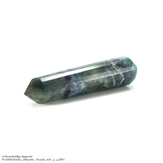 Fluorite Purple, Green Pointed Massage Wand - 16 Facets Large #2 - 3 1/2" to 4 1/2"    from The Rock Space