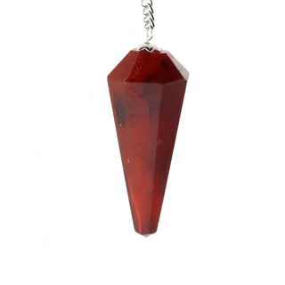 Carnelian Pendulum 6 Facets & Bead    from The Rock Space