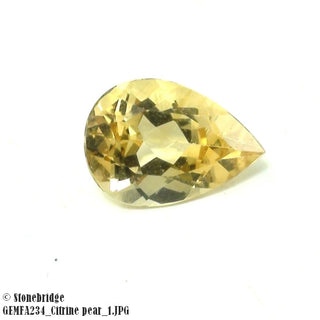Citrine Gemstone - Pear Cut    from Stonebridge Imports