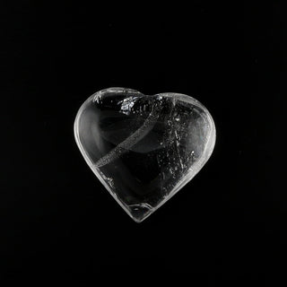 Clear Quartz Heart #1L - 3 Pack - 1" from The Rock Space