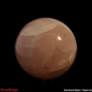 Rose Quartz Sphere U#15 - 3 3/4"    from The Rock Space