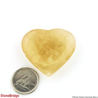 Citrine A Heart #1 - 15g to 24g    from The Rock Space