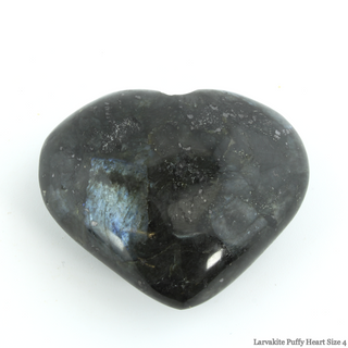 Larvikite Heart #4 - 1 3/4" to 2 3/4"    from The Rock Space