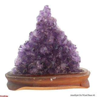 Amethyst On Wood Base #6    from The Rock Space