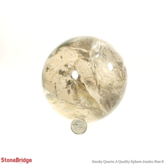 Smoky Quartz A Sphere - Jumbo #8    from The Rock Space