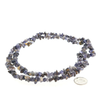 Iolite Chip Strands - 5mm to 8mm    from Stonebridge Imports