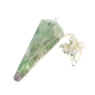 Purple and Green Fluorite Pendulum 6 Facet & Bead - 3 Pack from The Rock Space
