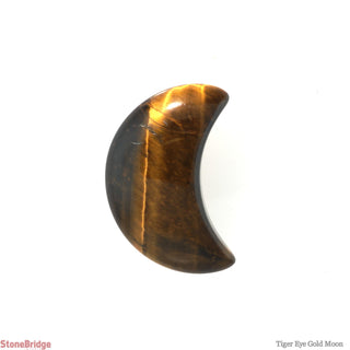 Tiger Eye Gold Moon Carving    from The Rock Space