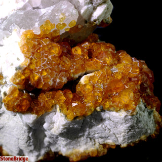 Garnet Spessartine on Smoky Quartz U#3    from The Rock Space