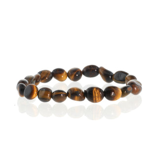 Tiger's Eye Gold Tumbled Bracelets from The Rock Space