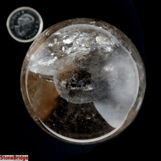 Clear Quartz E Sphere - Small #1 - 2 1/4"    from The Rock Space