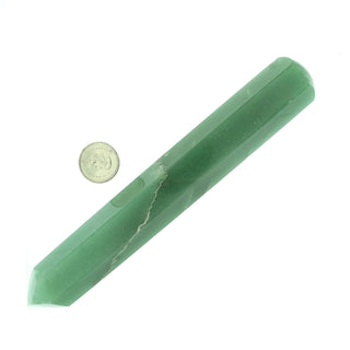 Green Aventurine Pointed Massage Wand - Extra Large #3 - 5 1/4" to 7"    from The Rock Space