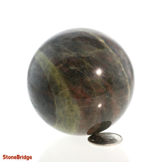 Watermelon Jasper Sphere - Small #2 - 2 1/4"    from The Rock Space