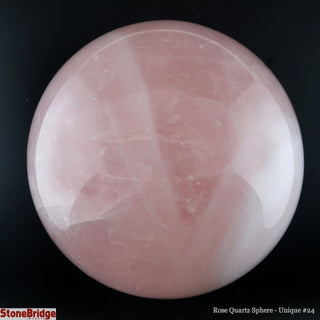 Rose Quartz Sphere U#24 - 4"    from The Rock Space