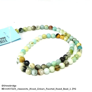 Multi-Colour Amazonite Bead Strand