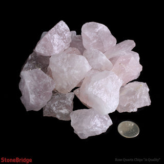 Rose Quartz A Chips - Medium    from The Rock Space