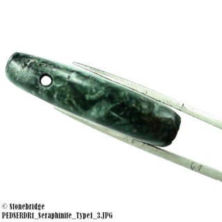 Seraphinite Slice Pendant - type 2 - side drilled    from The Rock Space