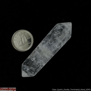 Clear Quartz A Double Terminated Massage Wand - Extra Small #2 - 2" to 3"    from The Rock Space