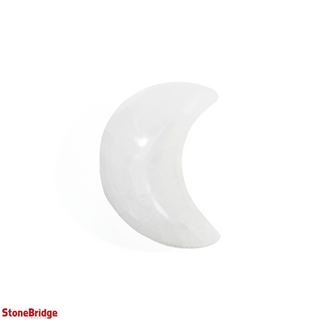 Selenite Bowl - Moon 4" from The Rock Space