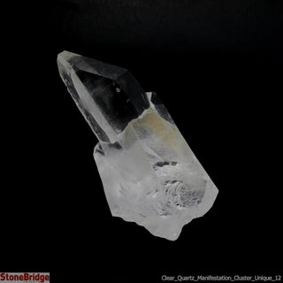 Clear Quartz Manifestation Cluster U#12 - 4 1/2"    from The Rock Space