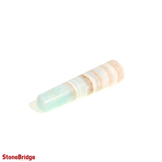 Blue Calcite Rounded Massage Wand - Extra Large #2 - 3 3/4" to 5 1/4"    from Stonebridge Imports