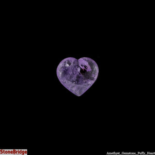 Amethyst Crystal Puffy Heart #1 35mm 1" to 1 1/2"    from The Rock Space