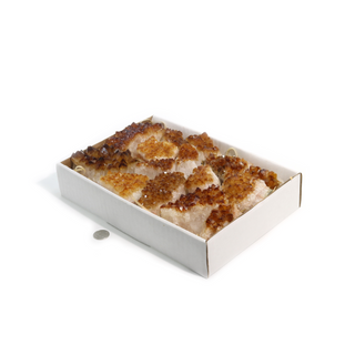 Citrine A Clusters Box - 10 to 20pc Set from The Rock Space