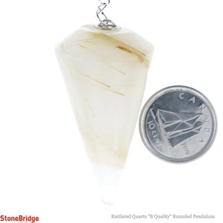 Rutilated Quartz B Rounded Pendulum    from The Rock Space