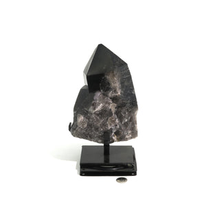 Smoky Quartz Cluster on Iron Stand U#38    from The Rock Space