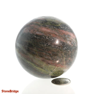 Watermelon Jasper Sphere - Small #2 - 2 1/4"    from The Rock Space