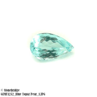 Blue Topaz Gemstone - Pear Cut    from Stonebridge Imports