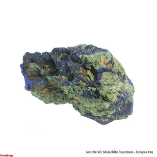 Azurite W/ Malachite Specimen U#19    from The Rock Space