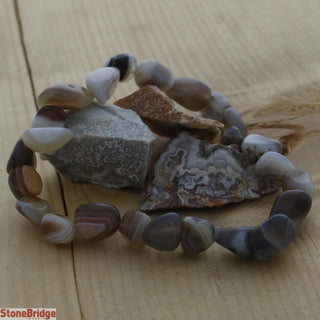 Agate Botswana Tumbled Bracelets    from Stonebridge Imports